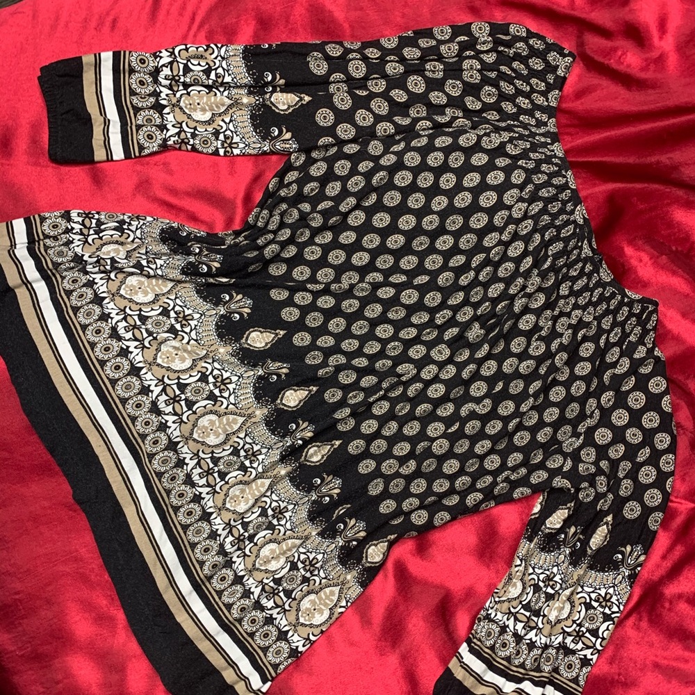 Long printed shirt